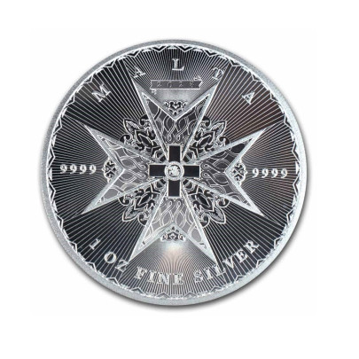 Investičná strieborná minca 1 oz 5 Eur Maltese Cross 74202531