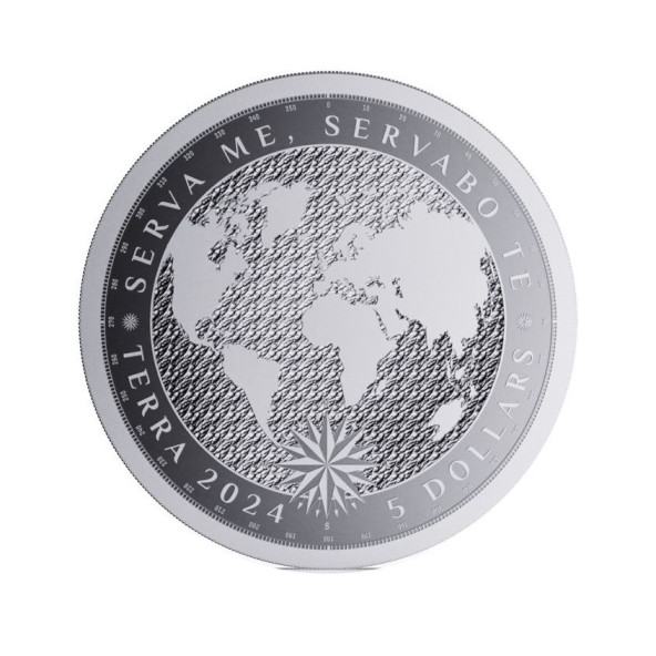 Investičná strieborná minca 1 oz 5 Dollars Terra 74202411