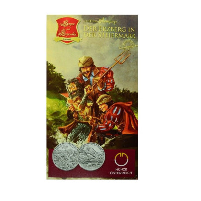 Investičná strieborná minca 16 g 10 Euro The Discovery of the Erzberg 01200244
