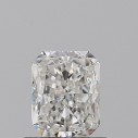 Prírodný diamant radiant, SI1, G, 0,71ct, GIA