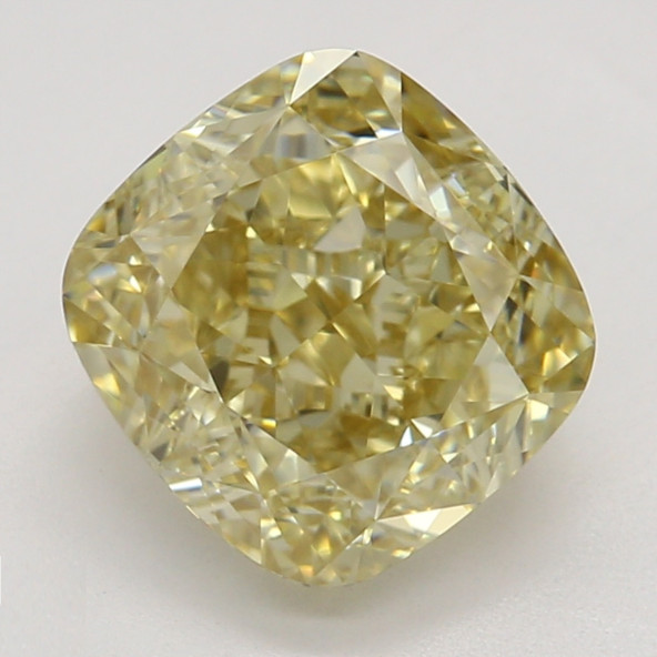 Farebný diamant cushion, fancy hnedasto-žltý, GIA 5872710055 Y5