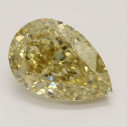 Farebný diamant hruška, fancy hnedasto-žltý, 1,51ct, GIA