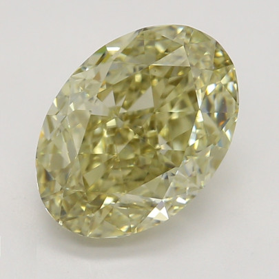 Farebný diamant ovál, fancy hnedasto-žltý, GIA 9873090289 Y5