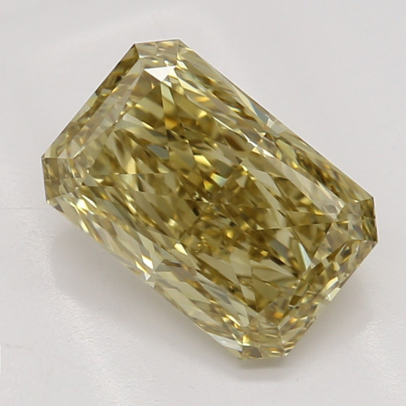 Farebný diamant radiant, fancy deep hnedasto-žltý, GIA 9871830219 Y8