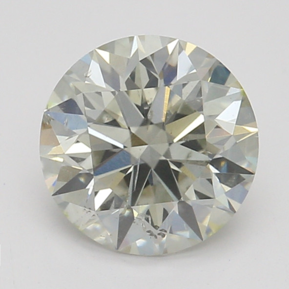 Farebný diamant okrúhly briliant, faint sivý, GIA 4873190254 S1