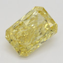 Farebný diamant radiant, fancy oranžovožltý, 2,01ct, GIA