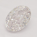 Farebný diamant ovál, faint ružový, 0,5ct, GIA
