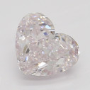 Farebný diamant srdce, light ružový, 0,57ct, GIA