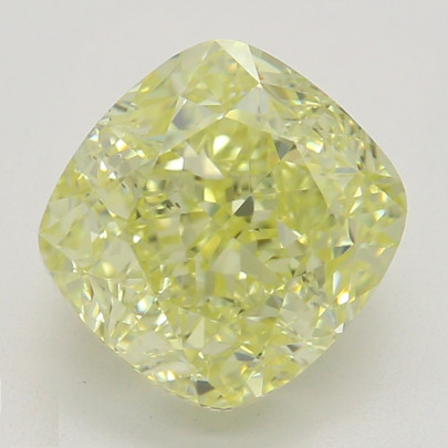 Farebný diamant cushion, fancy žltý, GIA 5845780175 Y5