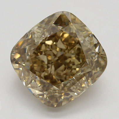 Farebný diamant cushion, fancy dark žltkasto-hnedý, GIA 1872500251 T9