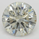 Farebný diamant okrúhly briliant, faint sivý, 4,01ct, GIA