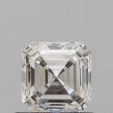 Prírodný diamant štvorcový emerald, VS1, J, 0,71ct, GIA
