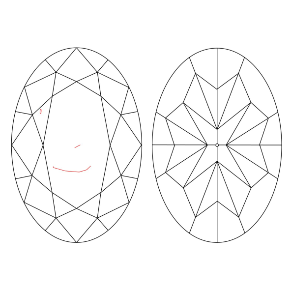 Inkluzie a cistota v prirodnom farebnom diamante oval fancy s nahnedlo žltou farbou 2.20 ct VS2 4828980134_Y5
