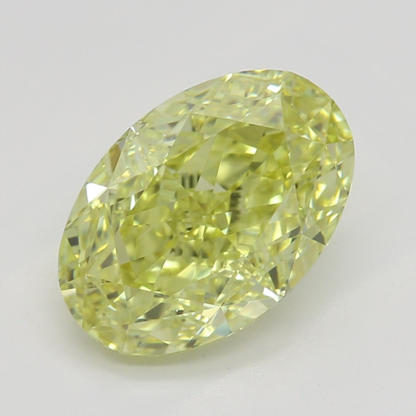 Prírodný farebný diamant s GIA certifikatom oval fancy intense žltý 2.21 ct SI1 3841640063_Y6