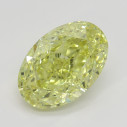 Farebný diamant oval, fancy intense žltý, 2,21ct, GIA