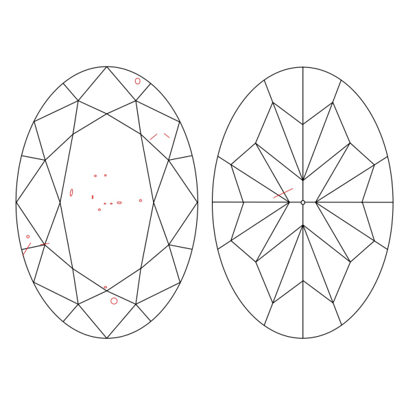 Inkluzie a cistota v prirodnom farebnom diamante oval fancy dark tmavo žltkasto hnedý 2.02 ct SI1 8841740088_T9