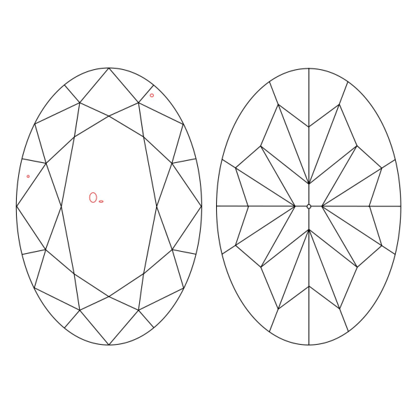 Inkluzie a cistota v prirodnom farebnom diamante oval fancy dark tmavo žltkasto hnedý 1.82 ct SI1 2826390022_T9