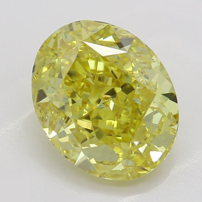 Prírodný farebný diamant s GIA certifikatom oval fancy vivid žltý 1.50 ct SI2 4828870104_Y7
