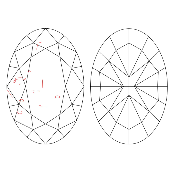 Inkluzie a cistota v prirodnom farebnom diamante oval fancy dark tmavo žltkasto hnedý 1.80 ct SI2 9841740039_T9