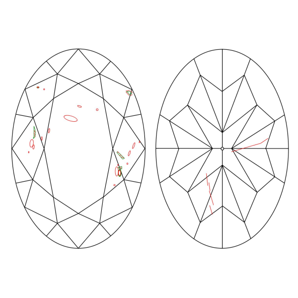 Inkluzie a cistota v prirodnom farebnom diamante oval fancy dark tmavo žltkasto hnedý 1.91 ct SI2 4828440084_T9