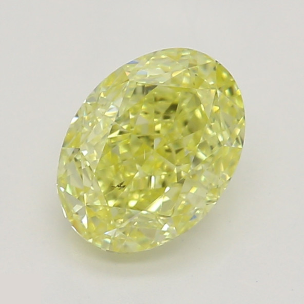 Prírodný farebný diamant s GIA certifikatom oval fancy žltý 0.71 ct SI1 1829220130_Y5