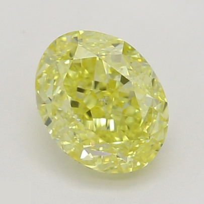Prírodný farebný diamant s GIA certifikatom oval fancy intense žltý 0.61 ct SI1 6828920266_Y6