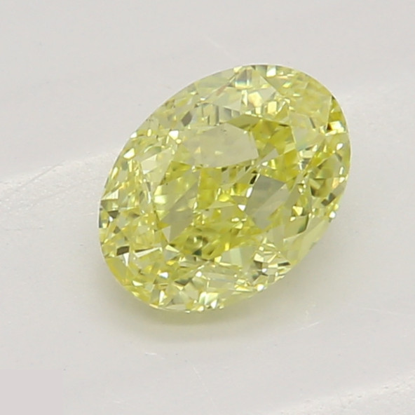 Prírodný farebný diamant s GIA certifikatom oval fancy intense žltý 0.44 ct VS2 6116960066_Y6