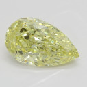 Farebný diamant slza, fancy intense žltý, 2,01ct, GIA