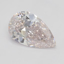 Farebný diamant slza, very light ružový, 0,5ct, GIA