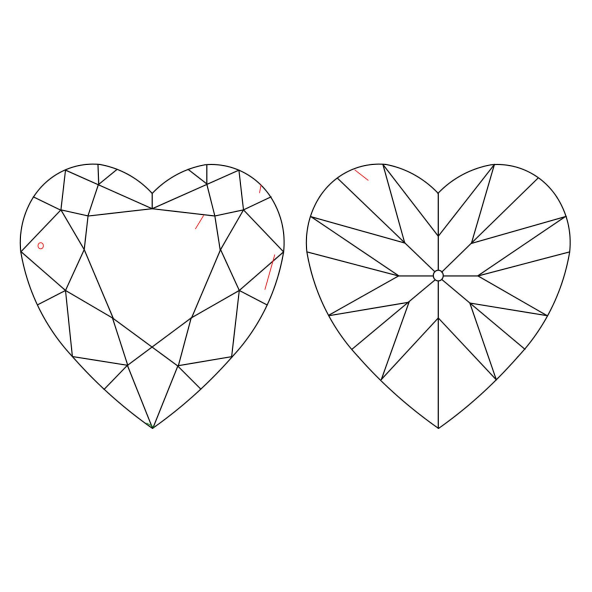 Inkluzie a cistota v prirodnom farebnom diamante srdce fancy hnedožltý 1.01 ct VS2 1860360011_Y5