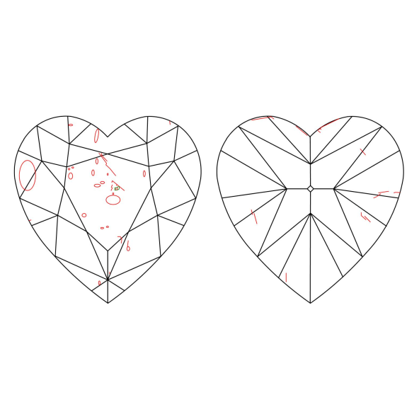 Inkluzie a cistota v prirodnom farebnom diamante srdce fancy žltohnedý 1.34 ct SI2 1828110490_T5