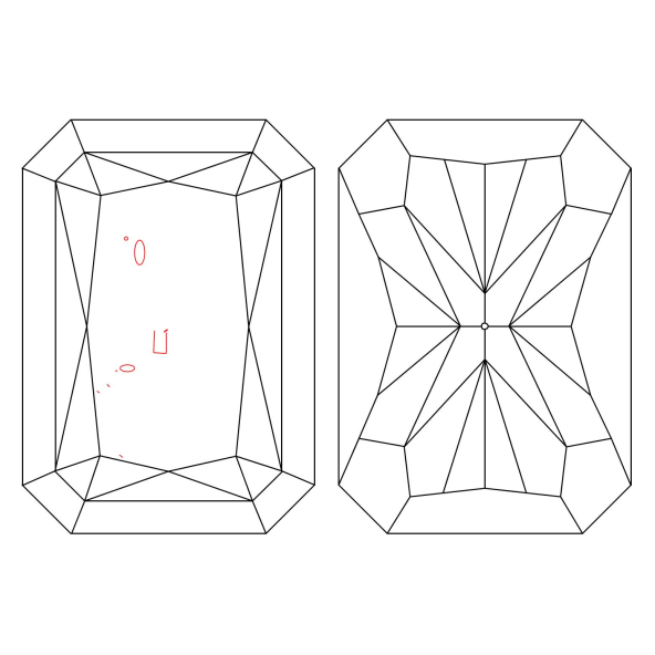 Inkluzie a cistota v prirodnom farebnom diamante radiant fancy light hnedo žltý 3.52 ct SI2 6829390366_Y4