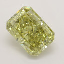 Farebný diamant radiant, fancy hnedo-zeleno žltý, 1,01ct, GIA