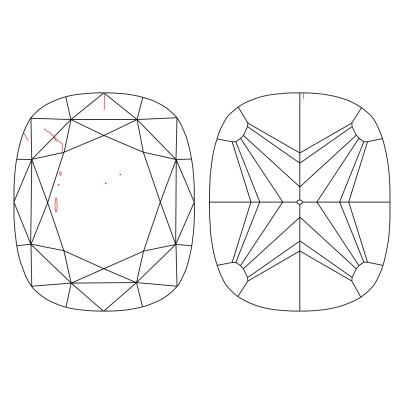 Prírodný farebný diamant s GIA certifikatom cushion fancy dark tmavo hnedý 3.28 ct SI1 1828440081_T9 2