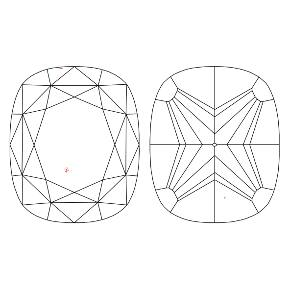 Inkluzie a cistota v prirodnom farebnom diamante cushion fancy intense žltý 2.05 ct VS2 1830380131_Y6