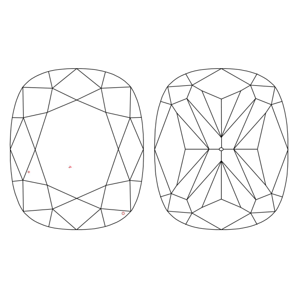 Inkluzie a cistota v prirodnom farebnom diamante cushion fancy žltohnedý 2.50 ct VS2 2828420312_T5