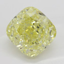 Farebný diamant cushion, fancy intense žltý, 2,56ct, GIA