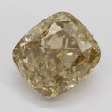Farebný diamant cushion, fancy hnedožltý, 2,05ct, GIA
