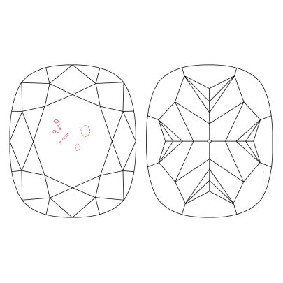 Prírodný farebný diamant s GIA certifikatom cushion fancy light žltý 2.03 ct SI2 1826520051_Y4 2