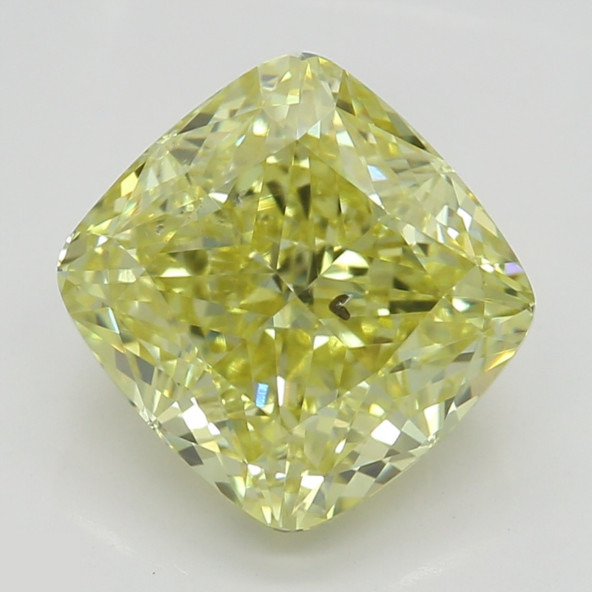 Prírodný farebný diamant s GIA certifikatom cushion fancy intense žltý 2.21 ct SI2 1829640141_Y6