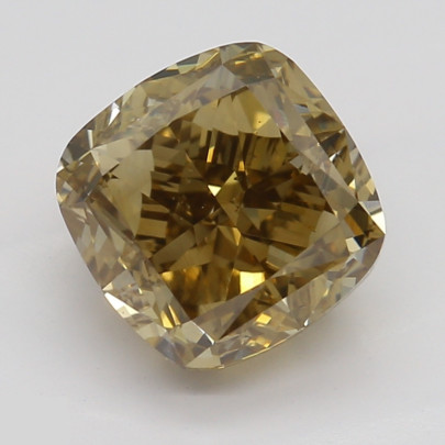 Prírodný farebný diamant s GIA certifikatom cushion fancy dark tmavo žltkasto hnedý 1.50 ct VS2 7841890027_T9