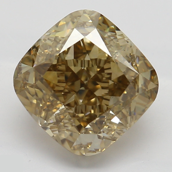 Prírodný farebný diamant s GIA certifikatom cushion fancy dark tmavo žltkasto hnedý 1.51 ct VS2 1841740001_T9