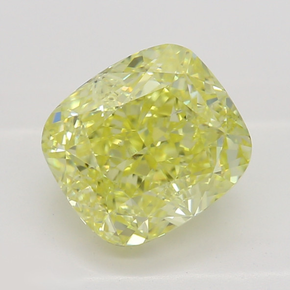 Prírodný farebný diamant s GIA certifikatom cushion fancy intense žltý 1.67 ct SI1 6827220176_Y6