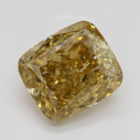 Farebný diamant cushion, fancy hnedožltý, 1,81ct, GIA