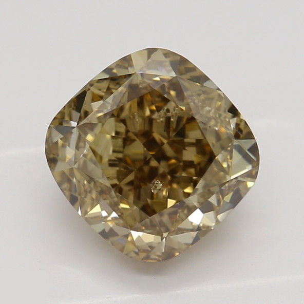 Prírodný farebný diamant s GIA certifikatom cushion fancy dark tmavo žltkasto hnedý 1.77 ct SI2 4827260174_T9