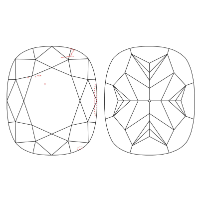 Prírodný farebný diamant s GIA certifikatom cushion fancy žltý 1.03 ct VS2 4830960674_Y5 2