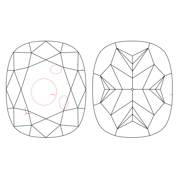 Inkluzie a cistota v prirodnom farebnom diamante cushion fancy sivasto žltozelený 1.06 ct VS2 9829800169_G5