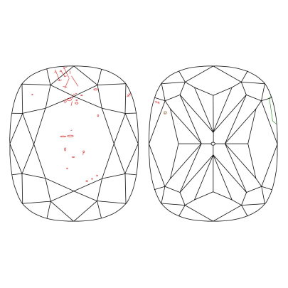 Prírodný farebný diamant s GIA certifikatom cushion fancy intense žltý 1.01 ct SI1 6828920636_Y6 2