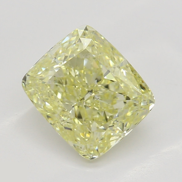 Prírodný farebný diamant s GIA certifikatom cushion fancy žltý 1.07 ct SI2 2826680122_Y5