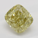 Farebný diamant cushion, fancy s nahnedlo žltou farbou, 1,11ct, GIA